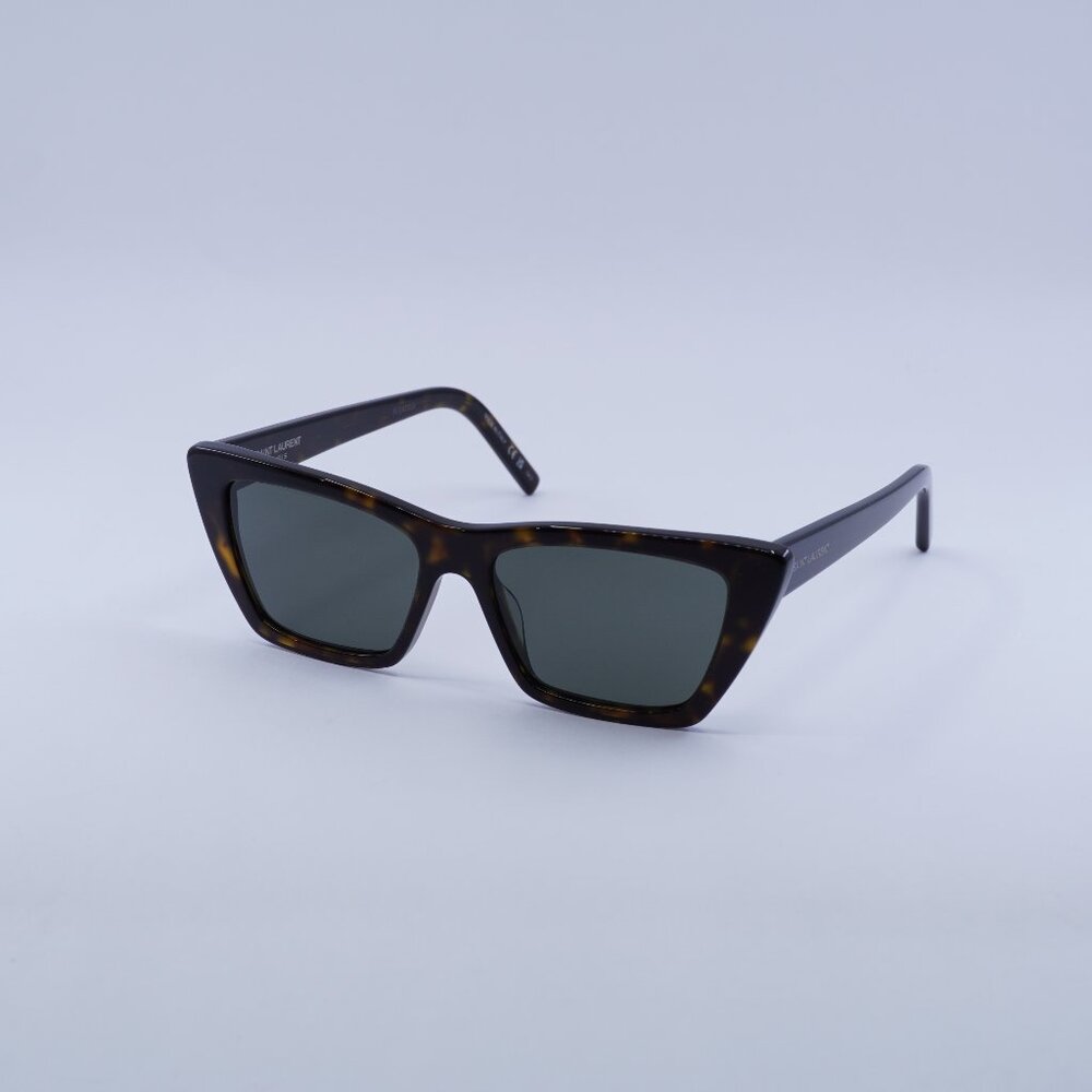 🕶️New Saint Laurent SL276 MICA 002 Sunglasses - Dark Havana Frame, Grey Lenses